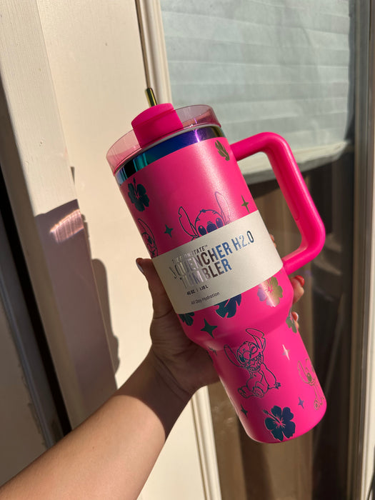 Koala Tumbler - Hot Pink/Rainbow